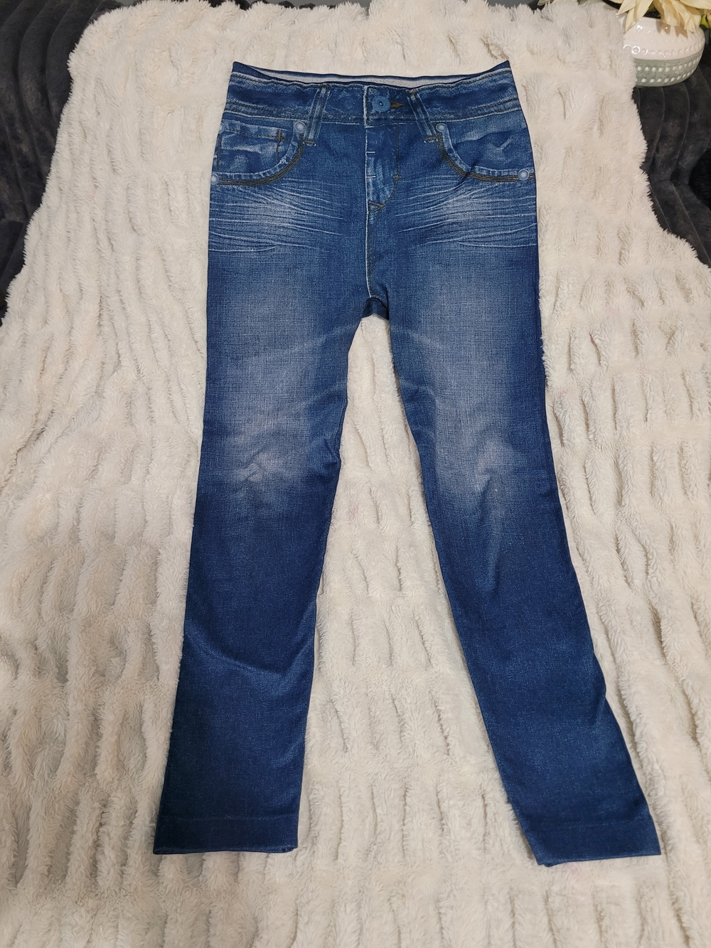 Women's Blue Denim Jeggings